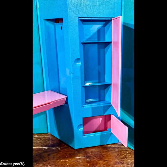 🆕VTG▪️1984 BARBIE Home & Office Foldable Playset W 12 Piece Furniture & Access - Picture 5 of 14